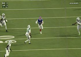 Dalton Kincaid is a blur over the middle on 26-yard reception