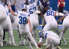 Jake Bates drains 47-yard FG to end first half vs. Cowboys