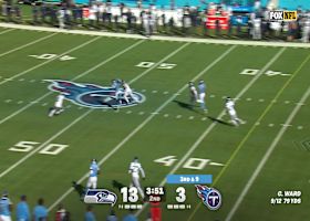 James Proche's first catch of 2025 is a 23-yard dot from Cam Ward