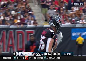 Dalton Schultz catches corner route pass for 17 yards