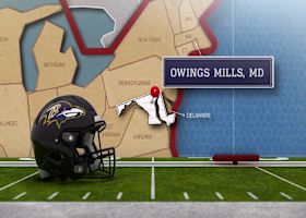 Derrick Henry talks to Steve Wyche following Ravens first padded practice | 'Inside Training Camp Live'