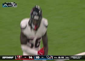 Texans' blocked punt gives Houston a fresh set of downs inside Bucs' territory