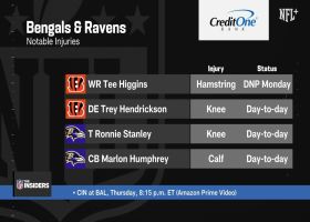 Garafolo: There's a loaded injury report for Bengals-Ravens on 'TNF' | 'The Insiders'
