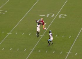 Jaycee Horn SNAGS Brock Purdy's pass for momentum-changing INT