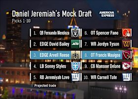 D.J. shares his projected Eagles-Buccaneers trade at No. 15 overall | 'Daniel Jeremiah's Mock Draft'