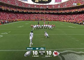 Jake Elliott's 51-yard FG gives Eagles a 13-10 lead vs. Chiefs