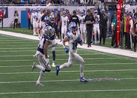 Amon-Ra St. Brown's YAC skills gives Lions' quick red zone access on 37-yard gain