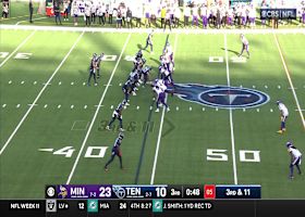 Will Levis' 33-yard deep pass to Bryce Oliver gets Titans into Vikings territory