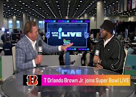 Orlando Brown Jr. talks about the importance of O-Line Play | 'Super Bowl Live'