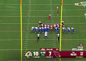 Chad Ryland's 38-yard FG ties game 10-10