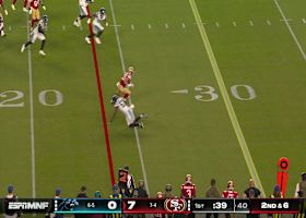 Christian McCaffrey's wicked juke move sparks 9-yard catch and run