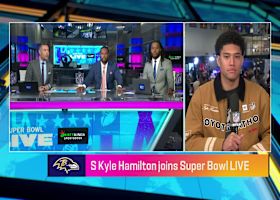Kyle Hamilton joins 'Super Bowl Live' to discuss Ravens new HC Jesse Minter