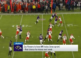 Rapoport: Zay Flowers to have MRI on Sunday for knee injury | 'NFL GameDay Morning'