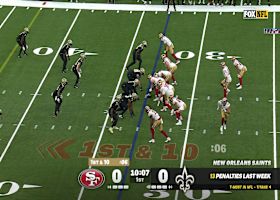 Carl Granderson tracks down Mac Jones for 4-yard sack