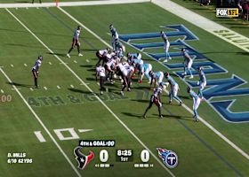 Cody Barton's 11-yard sack induces a turnover on downs during Texans' first drive