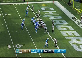 Saints deny Chargers two-point conversion attempt