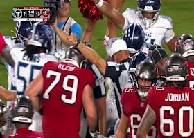 Joshuah Bledsoe scoops up Buccaneers fumble in red zone