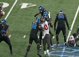 Yaya Diaby's strip-sack of Jared Goff marks first turnover of Bucs-Lions matchup