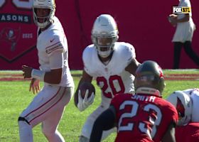 Logan Hall forces fumble by Bam Knight on second play of second half