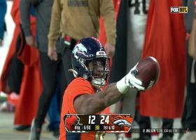 Courtland Sutton leaps up for 25-yard gain over middle