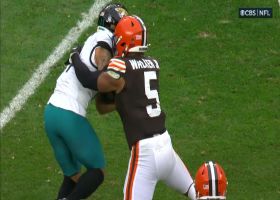 Anthony Walker Jr. rips football away from Parker Washington for Browns takeaway