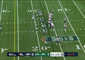 Jermaine Johnson's first sack of 2025 comes vs. Bo Nix in crunch time