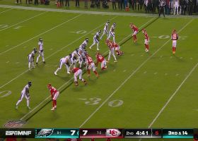 Chris Jones' second sack in three-play span forces Eagles to punt