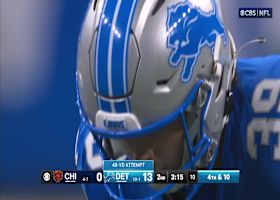 Jake Bates' third FG of first half boosts Lions' lead to 16-0 vs. Bears