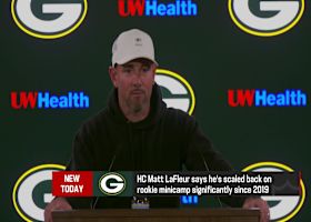 Matt LaFleur: 'We've changed our approach' to rookie minicamp