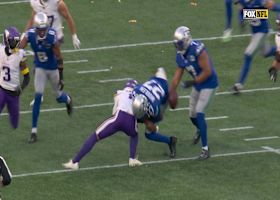 Two turnovers in one play! Nailor's perfect tackle ceases Woolen's INT return for a fumble recovery