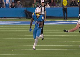 Omarion Hampton BURSTS into Eagles territory on 18-yard run in OT