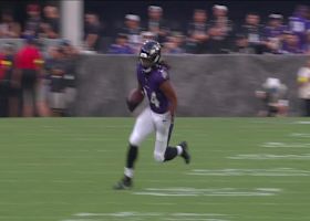 Keaton Mitchell mashes his accelerator on 23-yard burst vs. Colts