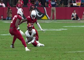 Terry McLaurin vacuums in Daniels' low pass for 15-yard pickup