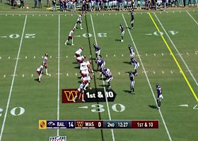 Tip Drill! Jalyn Armour-Davis intercepts passed tipped by Trenton Simpson