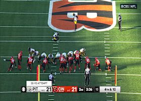 First field goal of Steelers-Bengals game makes it a 24-21 score in second quarter