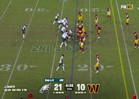 Tank Bigsby cuts back through Commanders' D on way to 22-yard TD