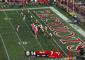 Stevenson's second lost fumble is the Pats' second red-zone turnover