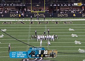 Eddy Pineiro's 43-yard FG gets Carolina on the board vs. Saints before halftime