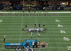 Eddy Piñeiro's 47-yard field goal gets Panthers on board vs. Saints