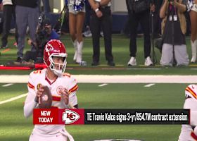 Pelissero: Travis Kelce signs 3-year/$54.7M contract with Chiefs | 'The Insiders'