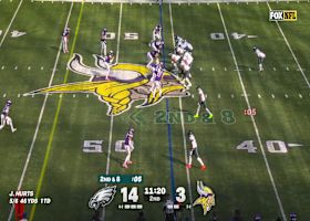 Jalen Redmond buries Saquon Barkley for a 6-yard loss