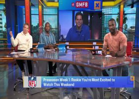 Which rookie are you most excited to watch during Preseason Week 1 | 'GMFB'