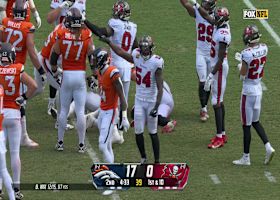 Logan Hall grabs fumble by Broncos for Buccaneers takeaway