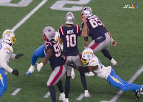 Odafe Oweh's sneaky hit knocks the ball free from Maye for a big turnover