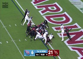 Tony Pollard's second TD run of 2025 trims Cards' lead to 21-12