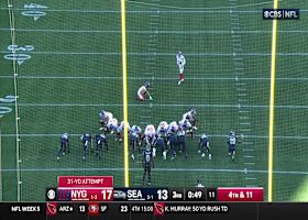 Greg Joseph's 31-yard FG extends Giants lead to 20-13 vs. Seahawks