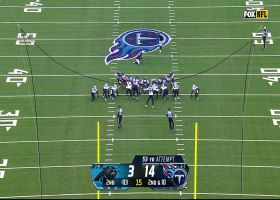 Nick Folk's 53-yard FG extends Titans' lead to 17-3 at halftime