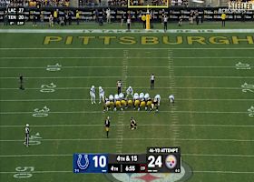 Boswell's 46-yard FG puts Steelers up by three scores in the fourth quarter