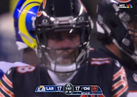 Caleb Williams hops over Rams' o-line for big-time fourth-down conversion