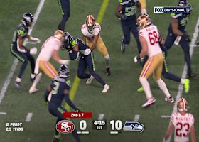 Seahawks' defense comes up with a big fumble recovery vs. 49ers